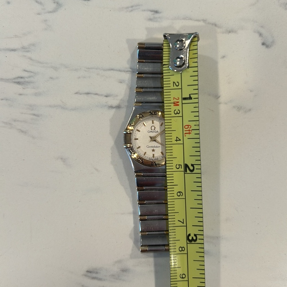 🖤 OMEGA Stainless Steel with Gold Constellation Watch - Picture 10 of 11